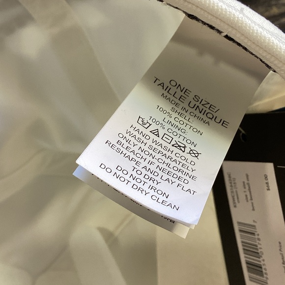 Kate Spade White Bow Baseball Cap NWT - Picture 5 of 7